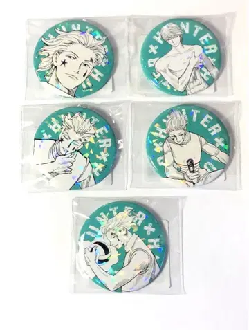 HUNTER x HUNTER 올스타 캔뱃지 히소카 5세트