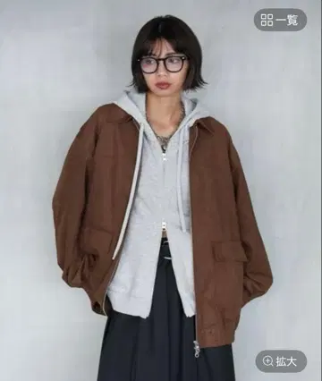 PAGEBOY WZIP 빈티지 블루종