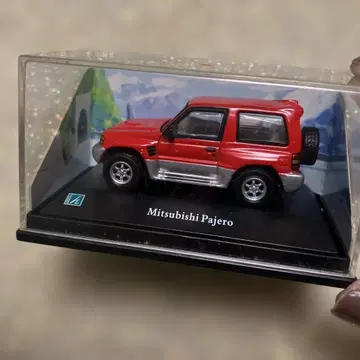 미쓰비시 파제로 빨간색 미니카 1/43
