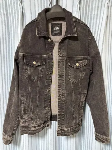 [컨디션 최상 인기] ZARA 남성용 데님 자켓 L 구제 의류