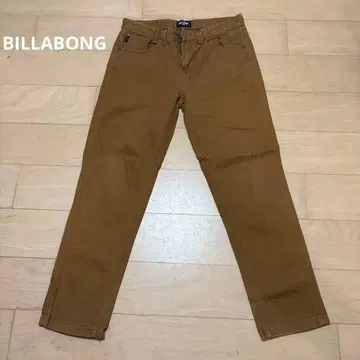 BILLABONG Fifty Straight 브라운 치노 팬츠 32