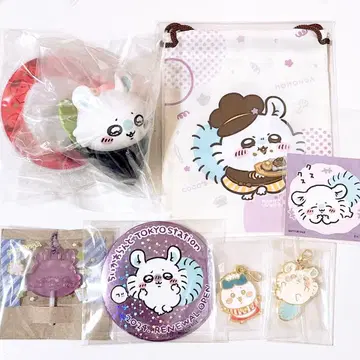 치이카와 (먼작귀) 모몽가 하치와레 피규어 참 캔뱃지