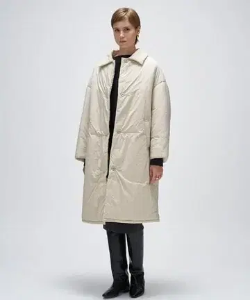 cloenc 패딩 롱 코트