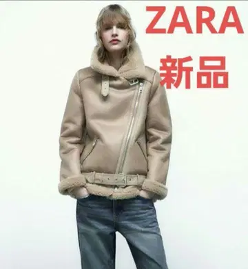 새상품 ZARA 더블 페이스 자켓 라이더스 보아 자켓 코트