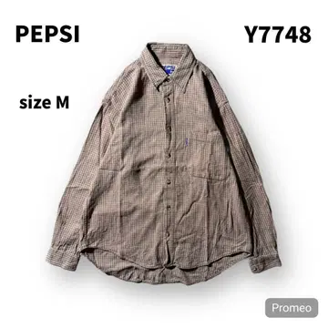 [ 즉시 구매 OK ] PEPSI 긴팔 셔츠 사이즈 M 베이지