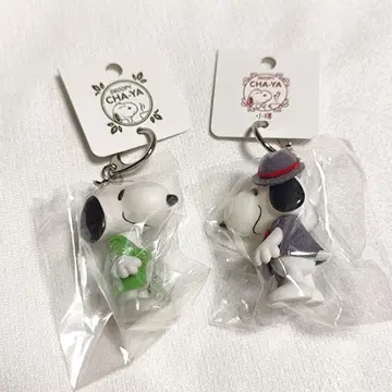 스누피 키링 세트 코스튬 한정품 찻집