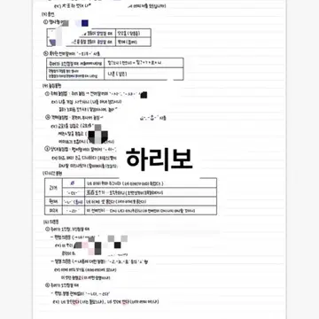 중세국어 문법 정리노트 | 학습/사전/참고서 | 번개장터 중고거래