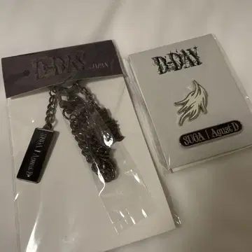 SUGA D-DAY 체인 홀더 배지 세트