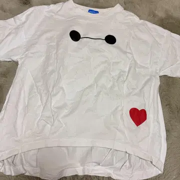 도쿄 디즈니 리조트 한정판 베이맥스 빅 실루엣 T셔츠