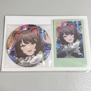 이누이 토코 생일 굿즈 2025 금박 캔뱃지 & 폴라로이드풍 카드