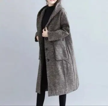 여성용 롱 푸드코트 XL