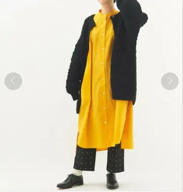 [ 완판 색상 ] 택 포함 새상품 yuni 유니 셔츠 원피스 캐치 와셔