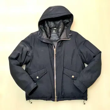 [컨디션 최상] 폴스미스 애니멀 무늬 안감 울 후디드 다운 자켓