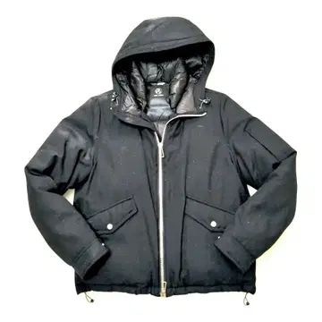 [컨디션 최상] 폴스미스 애니멀 무늬 안감 울 후디드 다운 자켓