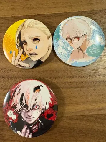 도쿄 구울 캔뱃지 3개 세트