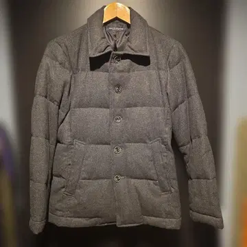 JOURNAL STANDARD 그레이 울 다운 자켓