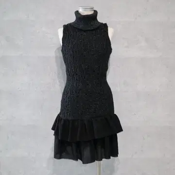 alice auaa 원피스 슬리브리스 니트 원피스