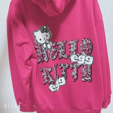 아베일 키티 헬로키티 귀 코스프레 후드티 갸루 egg 코갸루