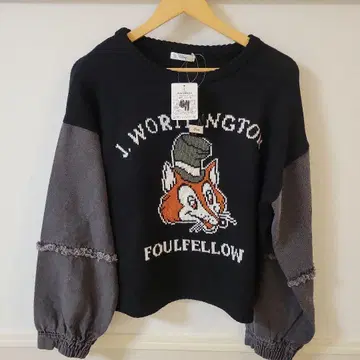 파울펠로우 디즈니 피노키오 빌런즈 절개 니트 레어