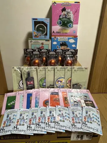 [ 미사용 새상품 ] 제일복권 드래곤볼 피규어 A상 C상 D상 외 세트