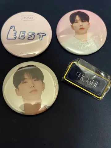 SEVENTEEN HOSHI 캔뱃지 세트