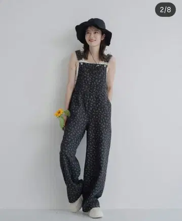 쥬멜로 jumelle 꽃무늬 오버롤 플라워