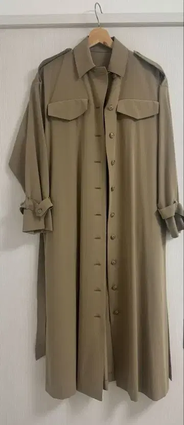 극미품 RIM.ARK 림아크 트렌치 원피스 코트