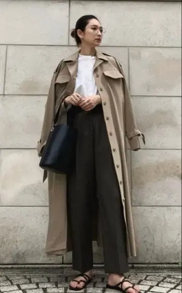 극미품 RIM.ARK 림아크 트렌치 원피스 코트