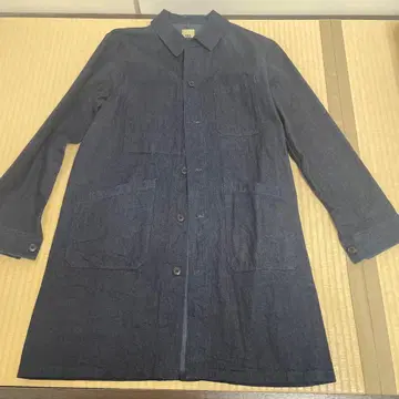 FOB FACTORYF2408 프렌치 데님 코트 남성용 S 사이즈