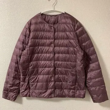 유니클로 울트라 라이트 다운 컴팩트 자켓 퍼플 XL