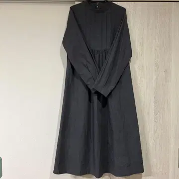 REAC 긴팔 롱 원피스 셔츠 원피스