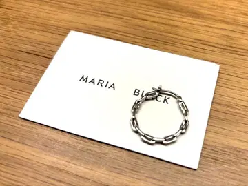 MARIA BLACK Gemma 18 후프 실버