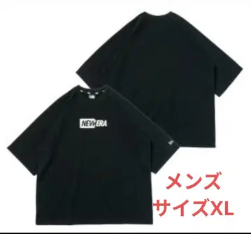 NEW ERA 블랙 드라이 맨투맨 티셔츠 XL