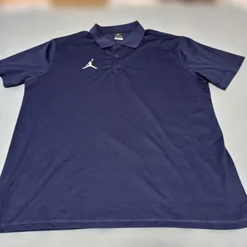 조던 드라이핏 네이비 피케 셔츠 XL