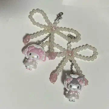 산리오 화이트 프릴 디자인 시리즈 시크릿 스트랩