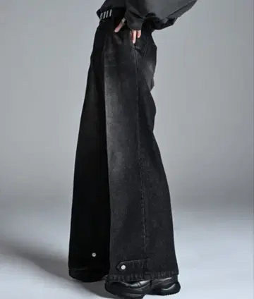 ADRER 엑스트라 퀄리티 와이드 플레어 팬츠 블랙 계열 2/M