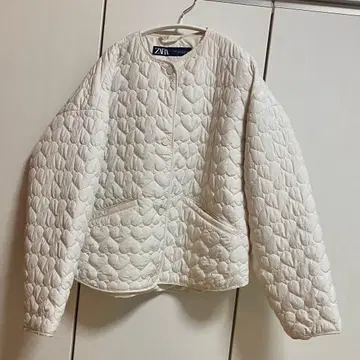 ZARA 하트 퀼팅 자켓