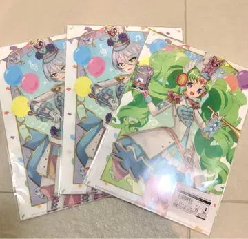 프리파라 마루쿠지 유메 와쿠 마칭 클리어 파일 히비키&파루루 3종