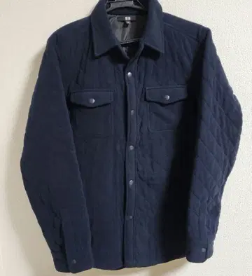 네이비 퀼팅 자켓