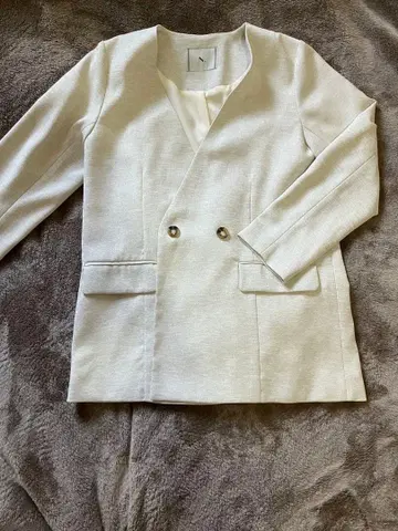 N. 노카라 자켓 M 사이즈 아이보리