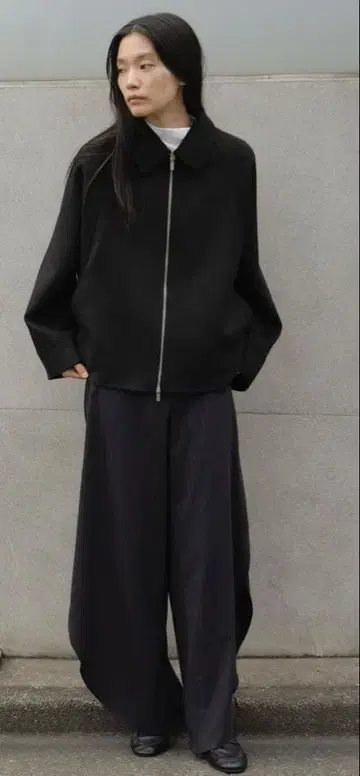 ZARA 오버 사이즈 블랙 자켓 코트 L 사이즈