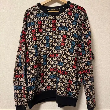 MCM 올 패턴 맨투맨 트레이닝복 모노그램