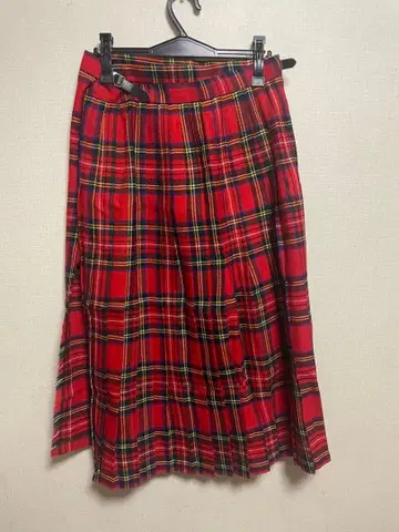 made in Scotland vintage wrap skirt
