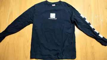 시네마 스태프 롱 슬리브 티셔츠 블랙