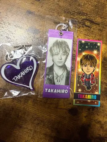 EXILE TAKAHIRO 가챠 캡슐 3개 세트