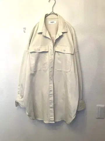 Healthy DENIM Almond 텐셀 데님 오버 셔츠/