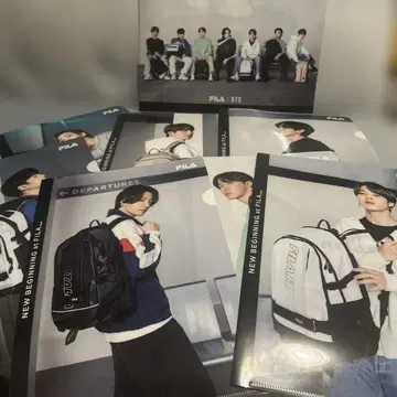 BTS FILA 특전 A4 파일