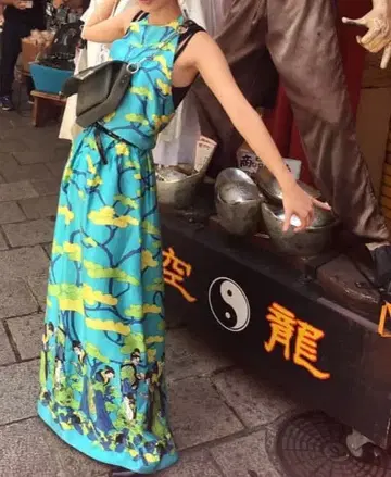 빈티지 시노와즈리 드레스