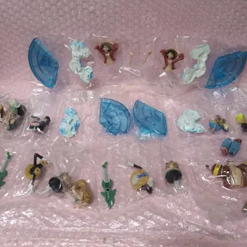 원피스 밀짚모자 일당 집합 피규어