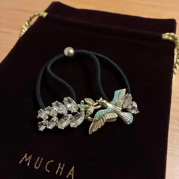 MUCHA 버드 보 머리끈